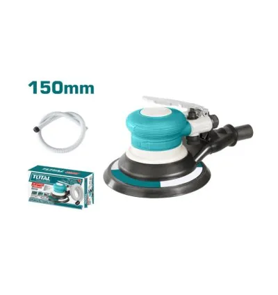 Total Air Sander 6" 150mm with Europe, USA, Nitto & Italy Type Connector TAT91512