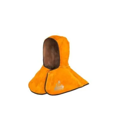 Total Cowhide Welding Cap 1.1-1.3mm with Spilt Cowhide, Hook & Loop Tape, Polyester Taffeta Lined TSP20101