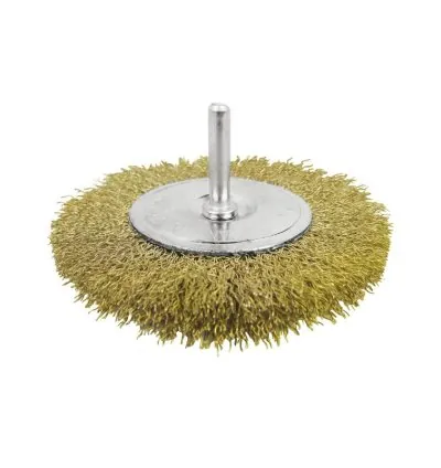 Total Circular Grinding Wire Brush 50mm 2" with Shank 1/4" for Drill TAC34021