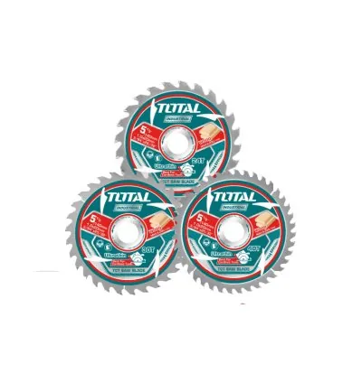 Total Ultra-thin TCT Circular Saw Blade Set 140mm, Wood Cutting TAC236140 (Pack of 3pcs)