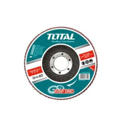 Total Flap Disc 180mm P80 for High Steel, Steel, Cast Iron & Sheet Steel TAC631803