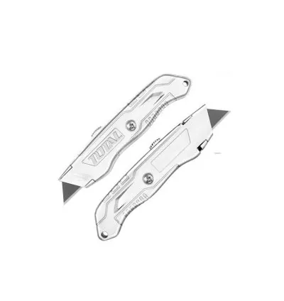 Total Utility Knife 61x19mm with SK4 Blade, Auto Lock System THT511615