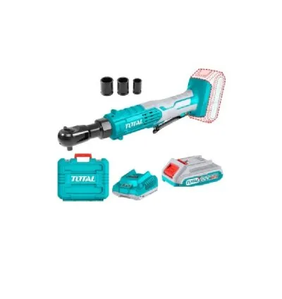 Total Cordless Ratchet Drive 3/8" Lithium-ion 20V with 3pcs Sockets, 2.0Ah Battery & Charger TDRLI2060152