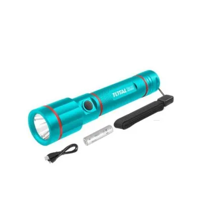 Total LED Flash Light 450lm with 5 Modes, 1pcs 2000mAh 18650 Li-ion Battery TCFL1865051