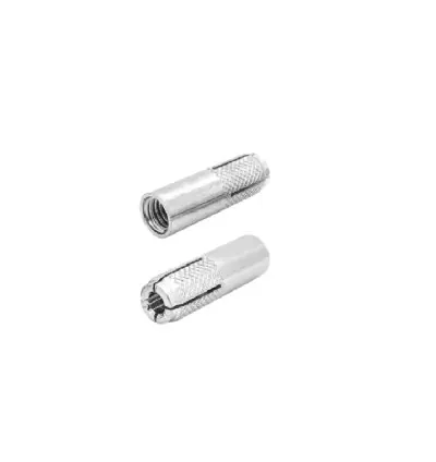 Total Drop-In Anchor Plug 5/16"x1-1/4" Carbon Steel, Zinc Plated Finish THWDA5161141 (Pack of 50pcs)