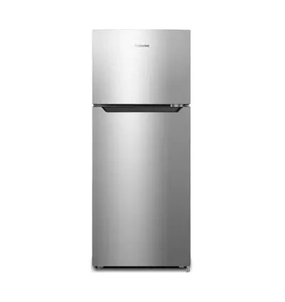 Hisense Refrigerator 120L Double Door, Top Freezer, Titanium Silver RD-16DC4S1