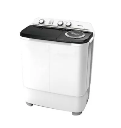 Hisense Washing Machine 6kg Manual, Twin Tub, Rust Proof, Plastic Body, Low Noise, White WSXL601