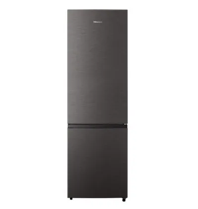 Hisense Refrigerator 264L Bottom Freezer, Double Doors, Titanium Silver H350BTS