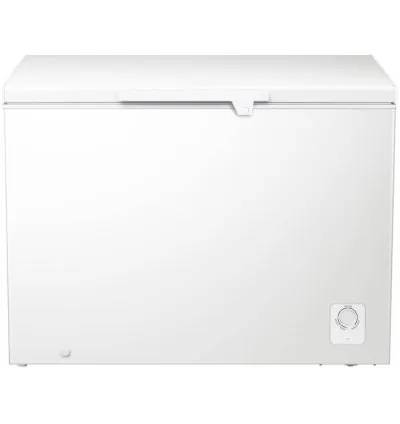 Hisense Chest Freezer 297L Multimode Function, Energy Saving, Spring-load Hinges, Defrost Drain, Handle, Aluminum, Super Freezer, Lock, White H390CF
