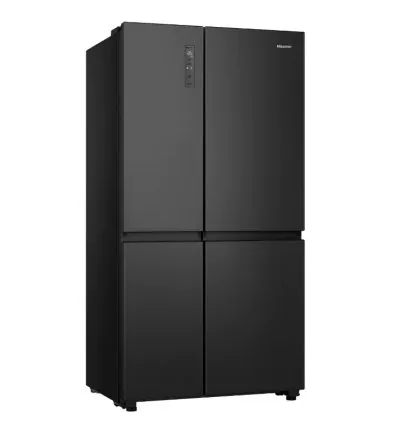 Hisense Refrigerator 637L Side By Side, LED Touch, Wifi + Inverter, Black Stainless Steel H800SB