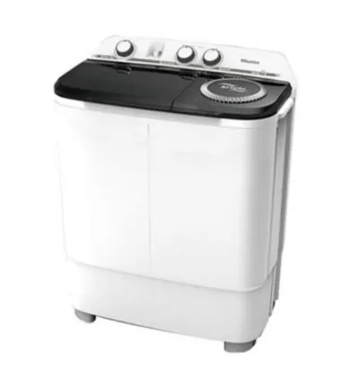 Hisense Washing Machine 8kg Manual, Twin Tub, Rust Proof, Plastic Body, Low Noise, White WSXL801