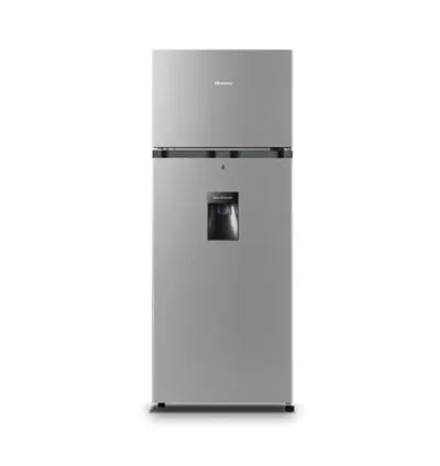 Hisense Refrigerator 247L Top Freezer Titanium Silver Water Dispenser H321TI - WD