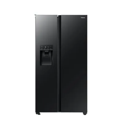 Hisense Refrigerator 535L Side By Side Door, Water Dispenser & Ice Maker with Inverter Technology H700SMI-IDL