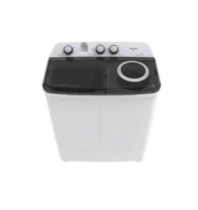 Hisense Washing Machine 7kg Manual, Twin Tub, Top Load, Lint Filter, Spin Dry Shower, Low Noise, White WSXL701