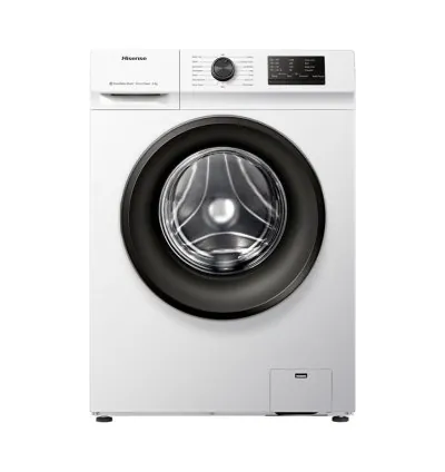 Hisense Washing Machine 7kg Front Load with Inverter, LED Display, Snowflake Drum, Delay Wash, White WFQP7012VM