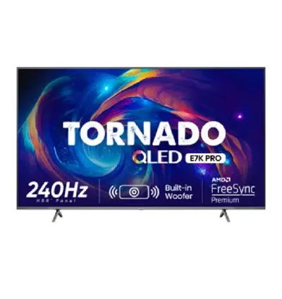 Hisense 65" Smart UHD 4K Quantum ULED TV, 240Hz HRR Panel, Channel Speakers with Sub Woofer, FreeSync Premium, Auto Low Latency Mode for VRR 65E7K