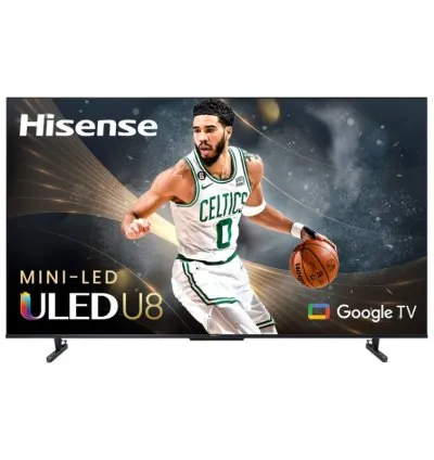Hisense 65" ULED TV Smart UHD Mini LED 4K Google, Pro Quantum, Dolby Vision Atmos, Peak Brightness, Total HDR Solutuion, 2.1.2 Multi Channel Surround 65U8K