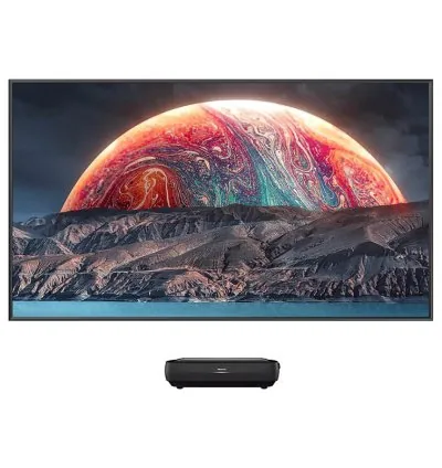 Hisense 100" Laser TV Smart UHD 4K Premium, Trichroma, Wide Color Gamut, Ambient Light Rejection Screen, Smooth Motion, Dolby Atmos, Home Cinema Solution HE100L9G