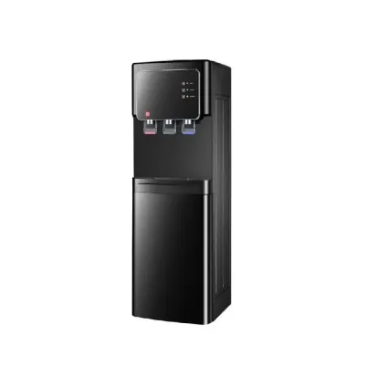 Hisense Top Loading Water Dispenser 3.4L with Refrigerator, Cabinet, Hot, Cold & Normal Push Button, Black H96WDTB3S1