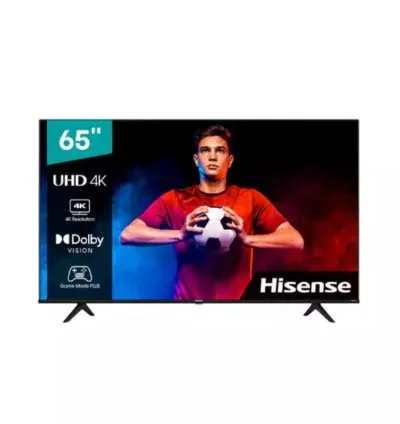 Hisense 65" LED UHD 4K Smart TV with Dolby Vision, 4K AI Upscaler, Game Mode PLUS, Voice Control, Precision Colou, VIDAA 65A6N