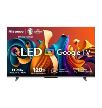 Hisense 75" QLED UHD 4K Smart TV with Quantum Dot Colour, 120Hz, Dolby Vision, 4K AI Upscaler, Game Mode PLUS, Voice Control, VIDAA 75Q6N