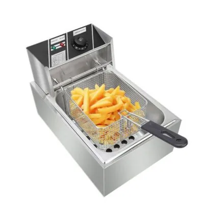 PMC Deep Fryer Single 2500W Electric 6L Stainless Steel Convection