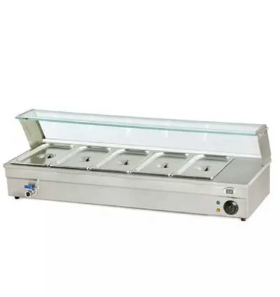 Generic Commercial Bain Marie Table Top 5 Pan Electric