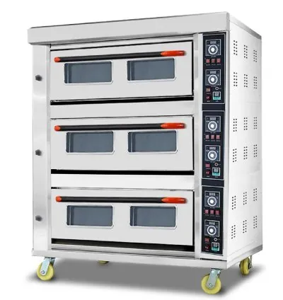 Generic Commercial Electric Baking Oven 3 Door 9 Tray
