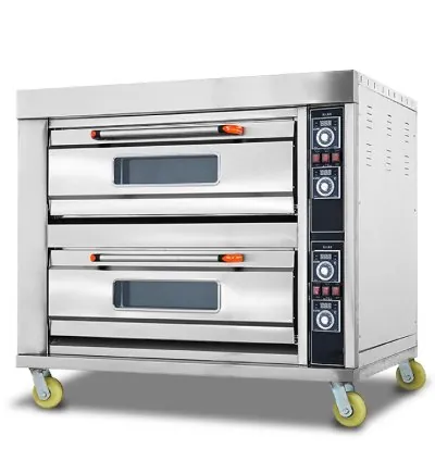 Generic Commercial Electric Baking Oven 2 Door 4 Trays