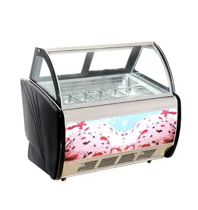 Generic Commercial Ice Cream Cold Display 12 Pots