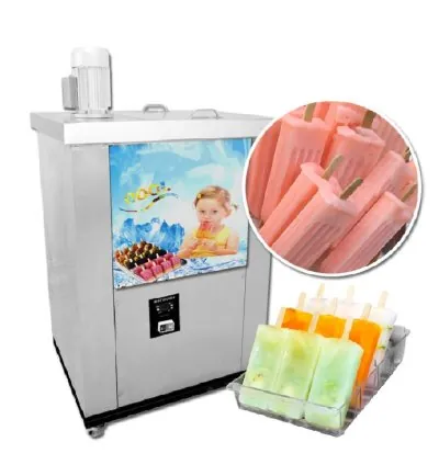 Generic Commercial Ice Lolly Making Machine Double Tray 80pc