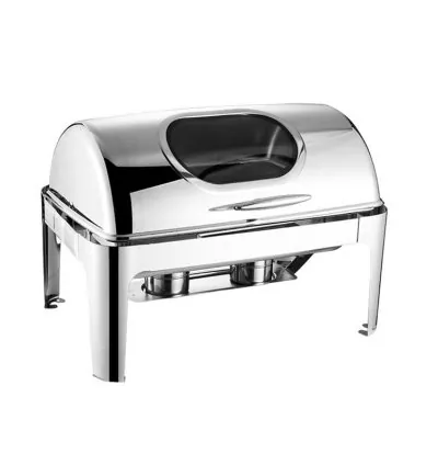 Generic Chaffing Dish With Glass Window Double CF2028