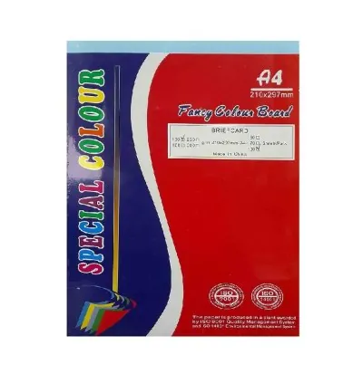Special Colour Manilla Sheet A4 160gsm 100 Sheets Blue P06941