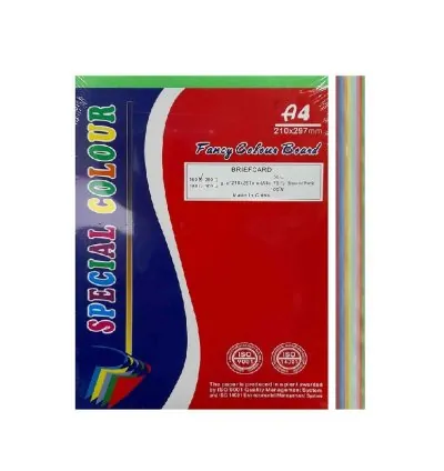Special Colour Manilla Sheet A4 160gsm 100 Sheets Assorted Colours P05367
