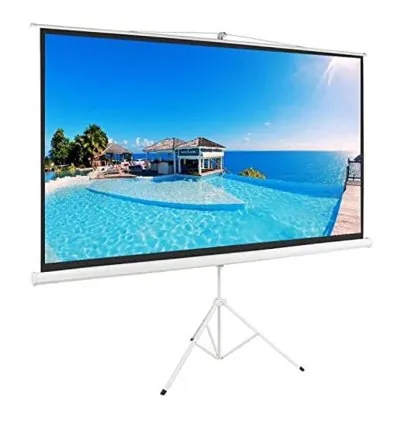 Tripod Manual Projector Screen 145 x 145cm
