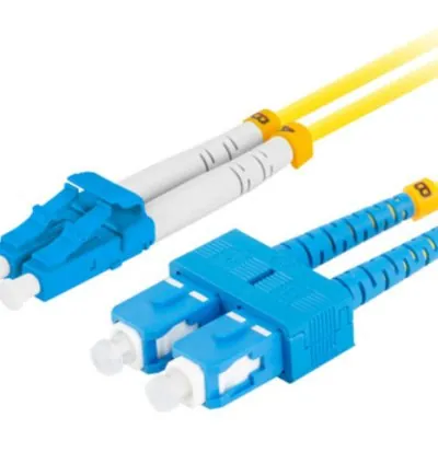 Fiber Optic Patch cords LC/UPC-SC/UPC Single Mode Duplex 3 Meters G657A1-LSZH