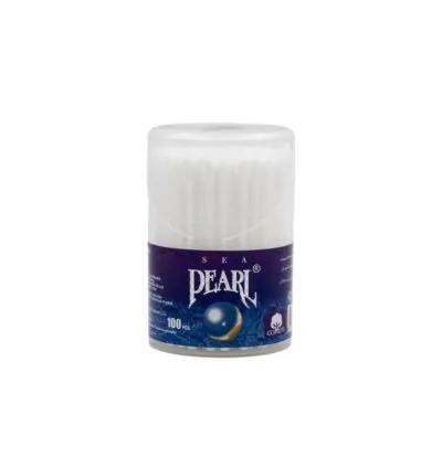 Sea Pearl Cotton Buds Round 100'S (Pack of 12)