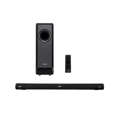 Evvoli 2.1 Soundbar With Wireless Subwofer Bluetooth and LED Display 240W Black SB241B