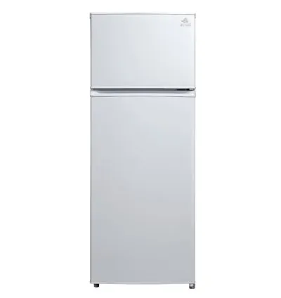 Evvoli Top Double Door Refrigerator Wihte EVRFM-225L