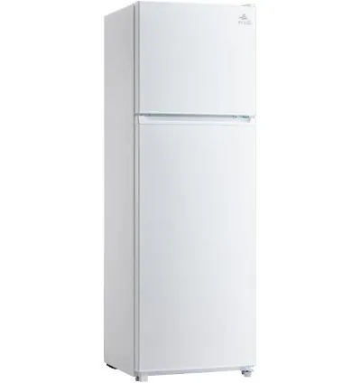 Evvoli Top Double Door Refrigerator White EVRFM-300L