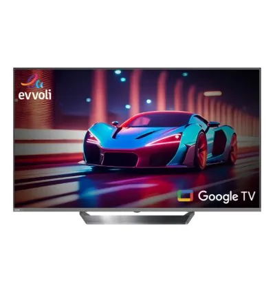 Evvoli 55" QLED UHD Smart Android TV - 4K Resolution, Designed for Gaming, Offers Stunning Visuals and Enhanced Performance 55EV375QG