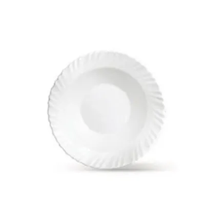 La Opala Soup Plate 6pcs White 9" 0223
