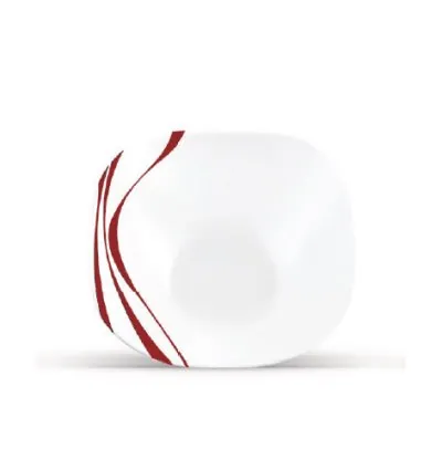 La Opala Bowl Multipurpose Bowl Flowered Midnight Red 145mm 0425