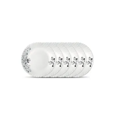 La Opala Soup Plate Classique Mystrio Black 6pcs 225mm LM225