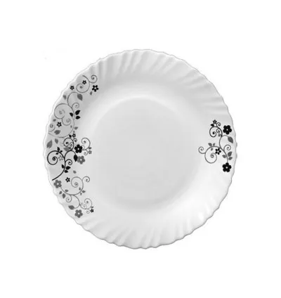 La Opala Dinner Plate Mystrio Black 6 pieces 250mm 0256