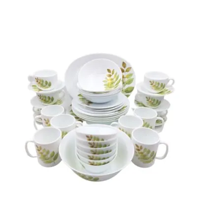 La Opala Dinner Set Flowered Autumn Shadow Ivory 50pcs 0927