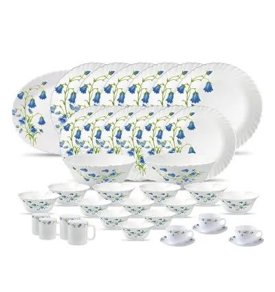 La Opala Dinner Set Blue Bells Classique 47 Pieces LB047