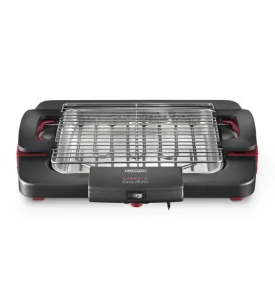 De'Longhi Barbecue Grill 1900w Adjustable Grill Height Cool-Touch Handles Indicator Light BQ55