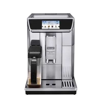 De'Longhi Primadonna Elite Experience 1450W, 1L Automatic Bean to Cup Coffee Machine, Stainless Steel, Silver [Energy Class A] ECAM650.85.MS