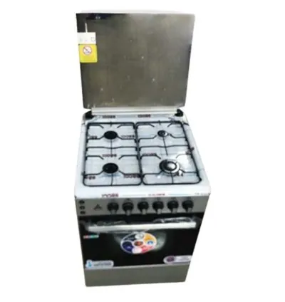 Delta Free Standing Cooker 60x60 4 Gas Burner with Gas Oven & Grill Inox DGC-6040.I